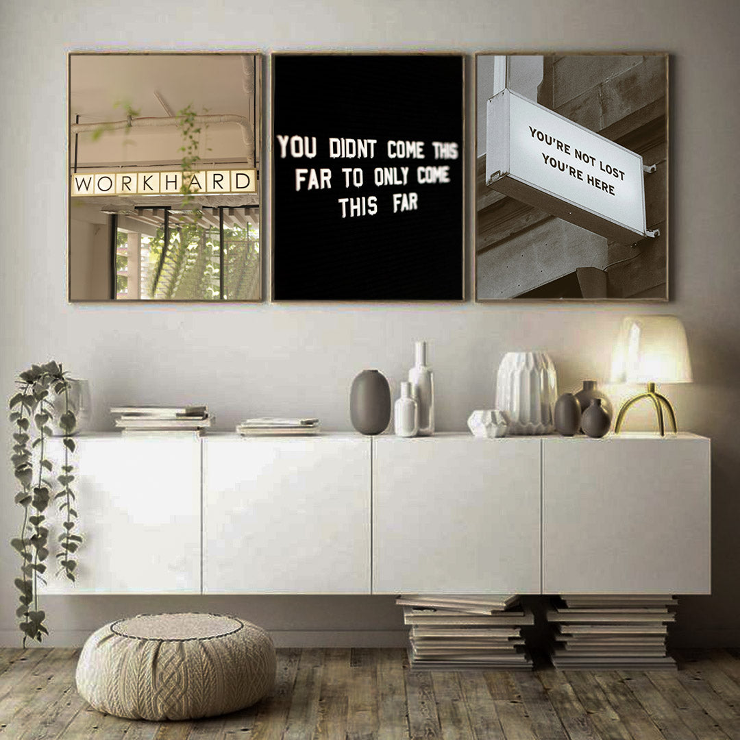 Work Hard | Motivational Wall Art