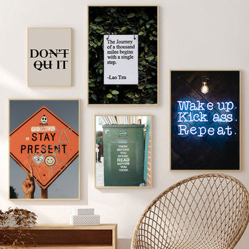 Don't Quit | 5-Panel Motivational Wall Art