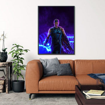 Thor Electrifying Fury The Lightning Strike | Superhero Wall Art
