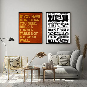 Lesson of Life | Motivational Wall Art