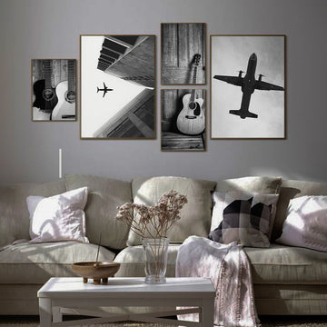 Beautiful Vintage Painting | 5-Panel Wall Art