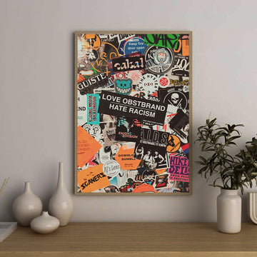 Pop Art Collage: A Colorful Poster Art