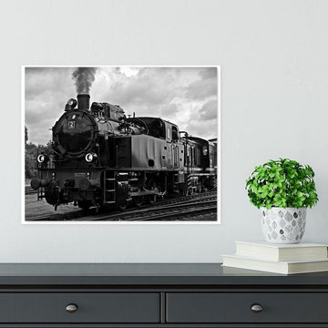 Vintage Train | Black and White Wall Art