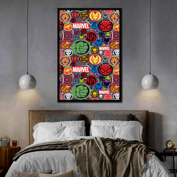 Marvel Icons | Aesthetic Wall Art