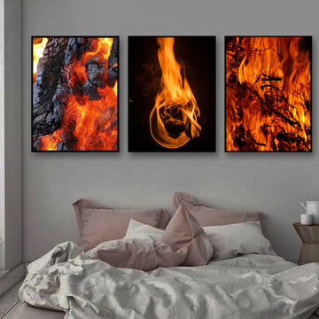 Artistic View of Fire | Pleasing Wall Art