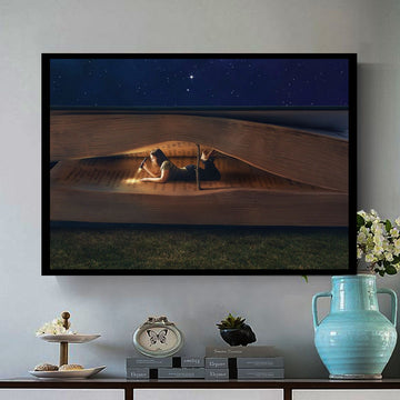 Reading Under the Stars | Creative Best Image