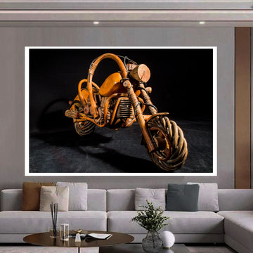 Vintage Bike | Black Wall Art