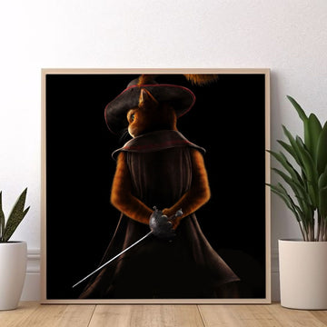 Puss in Boots | Cartoon Wall Art
