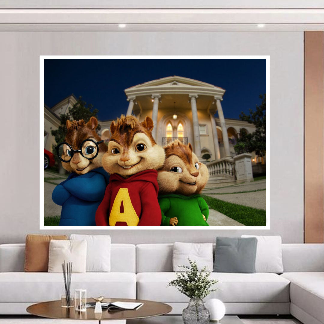 Alvin and the Chipmunks | Cartoon Wall Art