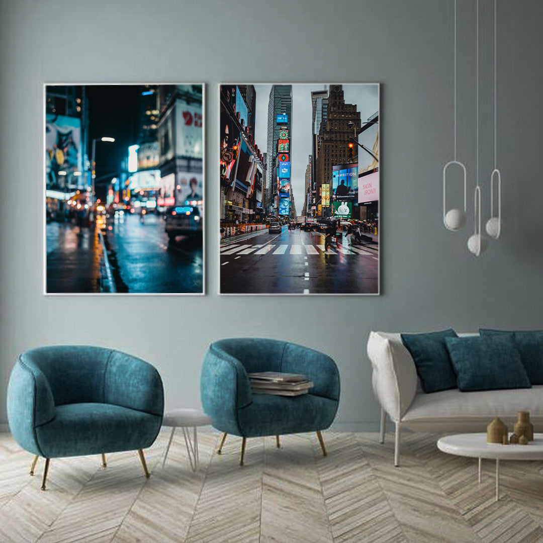 Shot of a City at Night | Amazing Wall Art