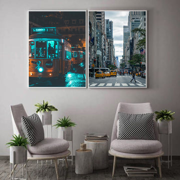 Enjoy the view of City | Highrise Buildings | Premium HD Print on Acrylic Base