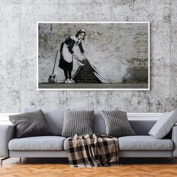 Banksy Sweep It Under the Carpet | Wall Painting