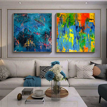 Creative Design Abstract Art | 2 panel Wall Art