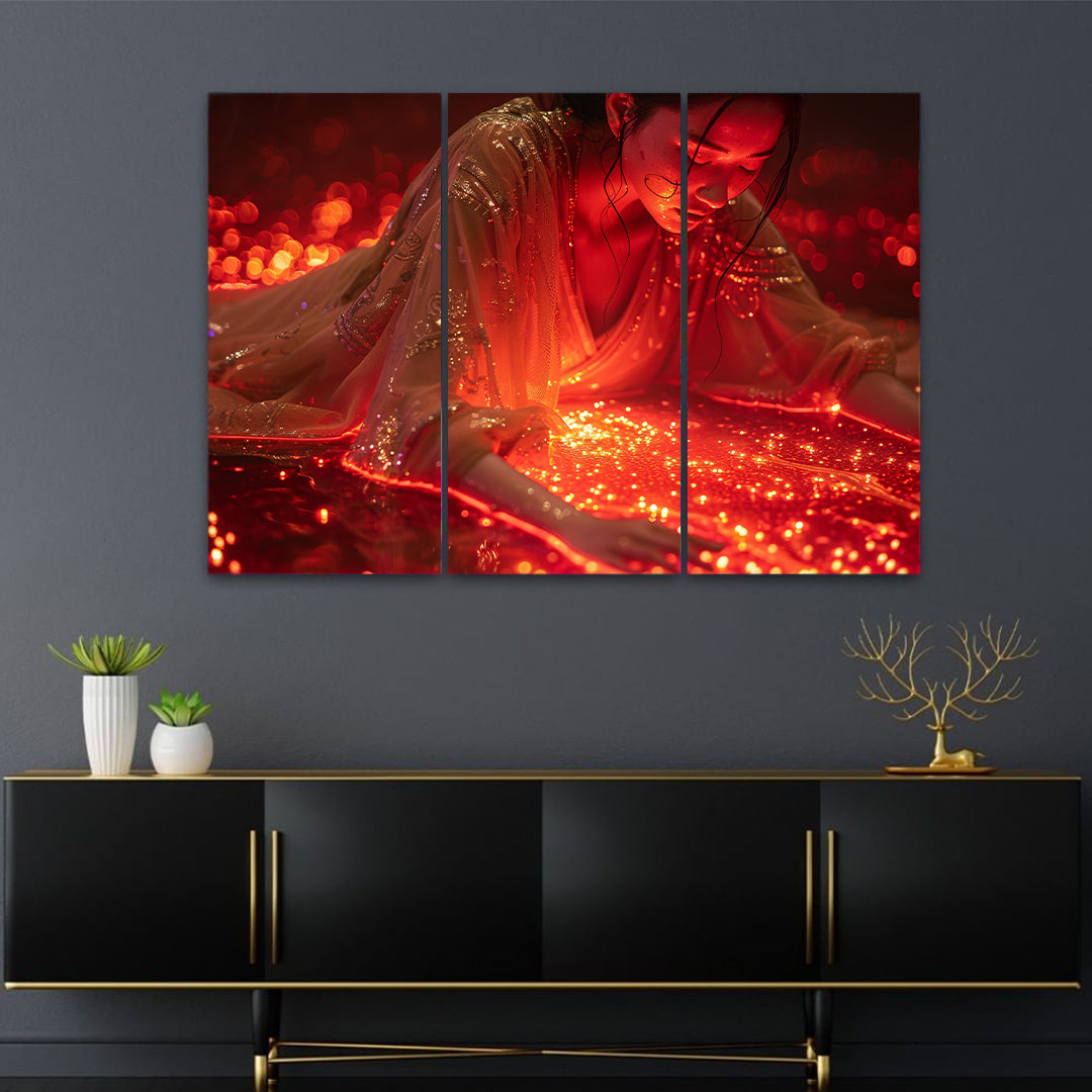 A Women on Fire | Original Wall Art