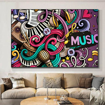 Let's Play Music | Entertaining Wall Art