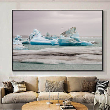 Icebergs in Jokulsarlon - Glacier lagoon in Iceland | Nature Wall Art