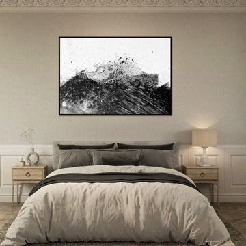 Black and White Abstract Painting | Abstract Wall Art