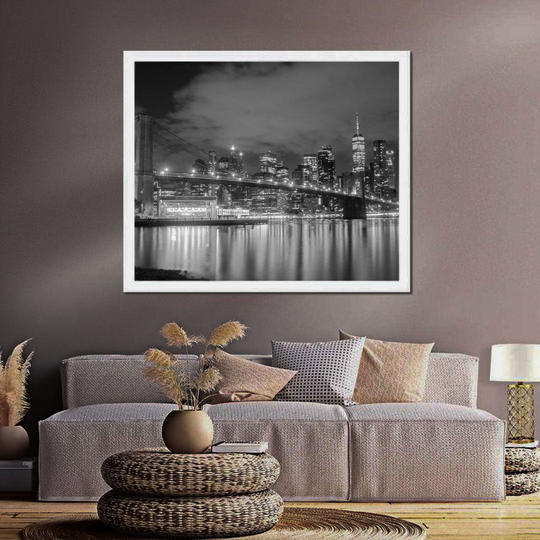 Brooklyn Bridge Nightly Impressions | City Wall Art