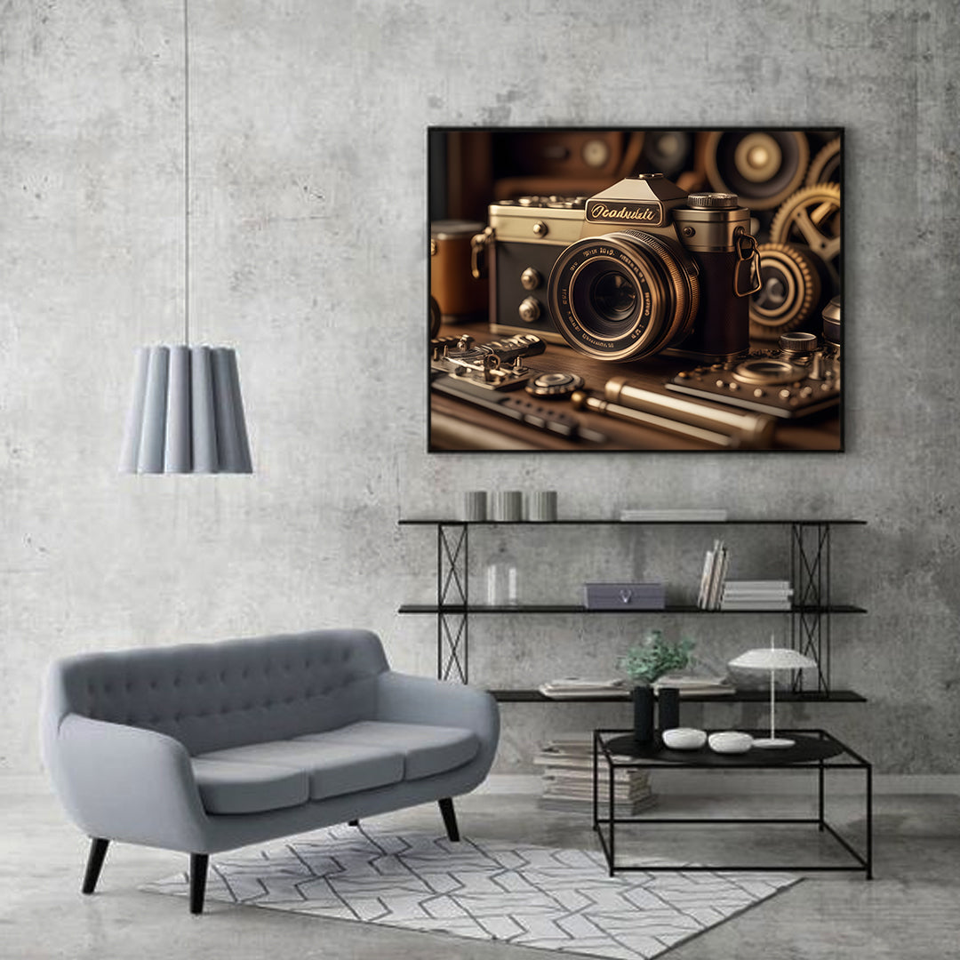 King Camera | Premium AI Vintage Wall Art