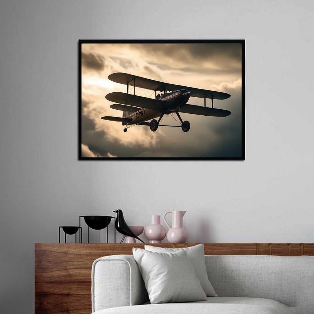 Vintage Airplane | Inventive Wall Art