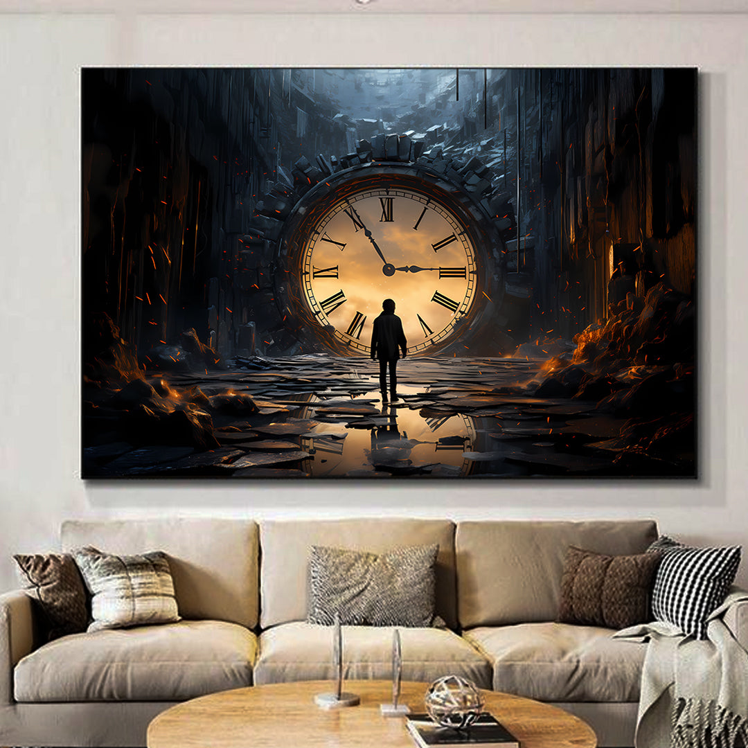 Time's Up | AI Generated Premium Wall Art